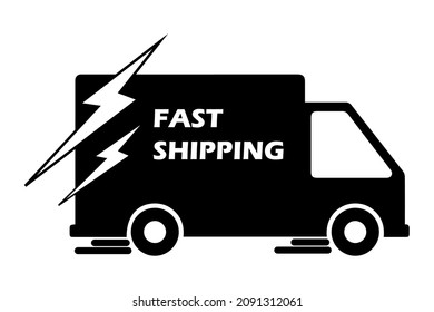 shipping element for your online shop. faster eps 10 vector