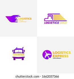 Shipping Express Business Design, Logistics Courier Logo Design