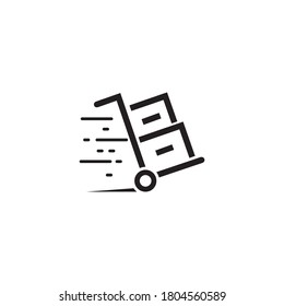 Shipping fast delivery  icon vector design template illustration