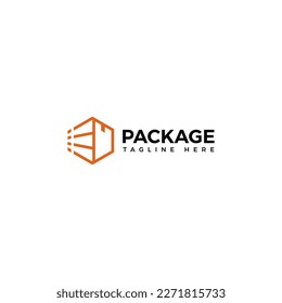Shipping fast logistics logo. Modern simple symbol design.Vector template