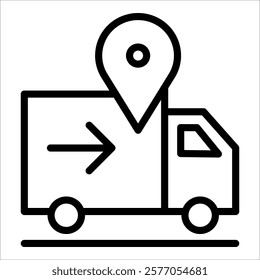 Shipping Icon Element For Design