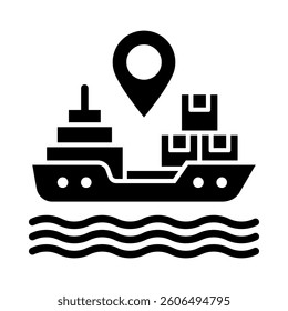 Shipping Icon Element for Design