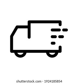 shipping icon or logo isolated sign symbol vector illustration - high quality black style vector icons
