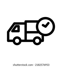 shipping icon or logo isolated sign symbol vector illustration - high quality black style vector icons
