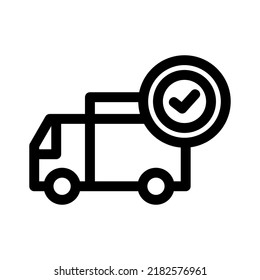 shipping icon or logo isolated sign symbol vector illustration - high quality black style vector icons
