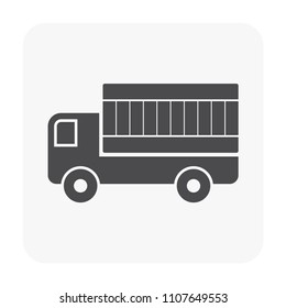 Shipping icon on white.