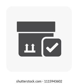 Shipping icon on white.
