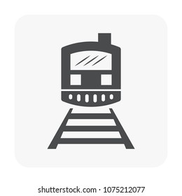 Shipping icon on white background.