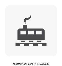 Shipping icon on white background.