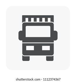 Shipping icon on white background.