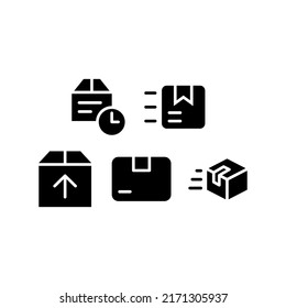 Shipping Icon Set Vector Symbol Design Illustration