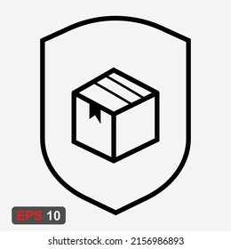 Shipping icon sign, Parcels tracking symbol.