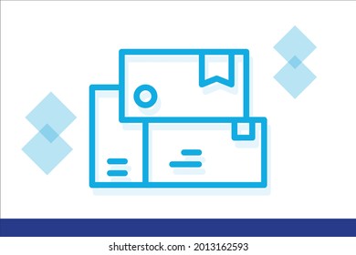 Shipping icon symbol sign from modern delivery collection for mobile concept and web apps design. Business and logistics related vector line icons. 