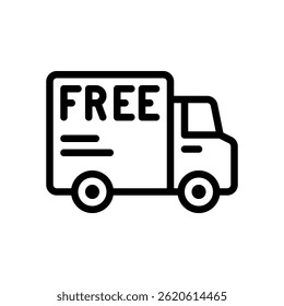 Shipping Icon Vector for Delivery and Online Order Tracking. Truck and box design for logistics and e-commerce.