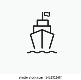 Shipping icon vector flat style 