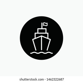 Shipping icon vector flat style 