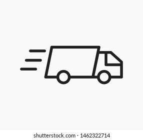 Shipping icon vector flat style 