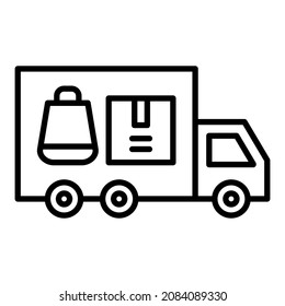 Imagen vectorial de icono de envío. También se puede usar para aplicaciones web, aplicaciones móviles y medios impresos.