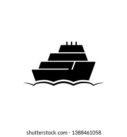 Shipping icon vector logo template