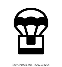 Vektorsymbol-Entwurfsgrafik für das Versandsymbol