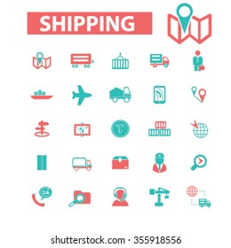 Shipping icons
