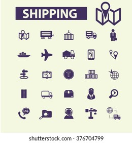 Shipping icons
