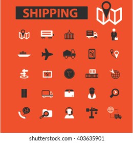shipping icons
