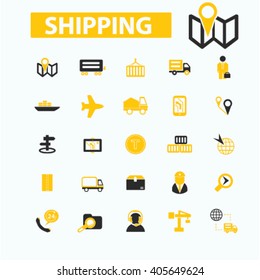 shipping icons

