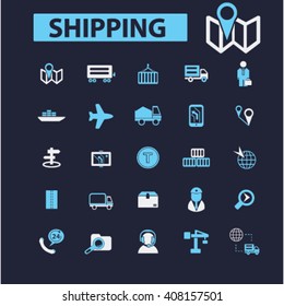shipping icons
