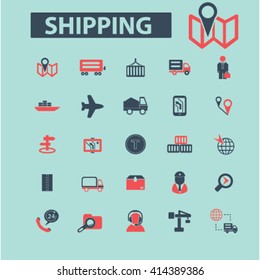 shipping icons
