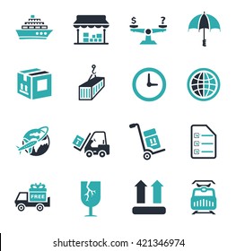 Shipping icons