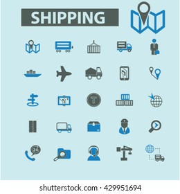 shipping icons
