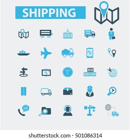 shipping icons