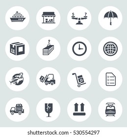Shipping icons