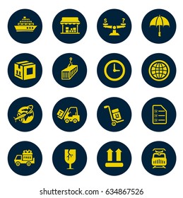 Shipping icons