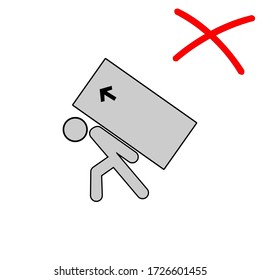 shipping instructions logo design with arrows icon, perfect for packaging