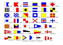 shipping international signal flags