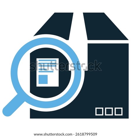 Shipping label icon vector for parcel tagging, cargo marking, and delivery information. Ideal for package ID, goods identification, and transport stock tagging illustration.