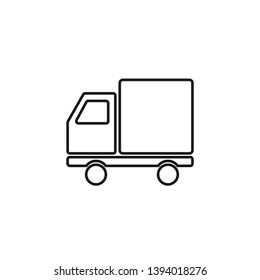 Shipping Logistic and Delivery Icons Set. Delivery Line Art Transportation  Icon Isolated on White Background. Logistic Cargo Vector Image