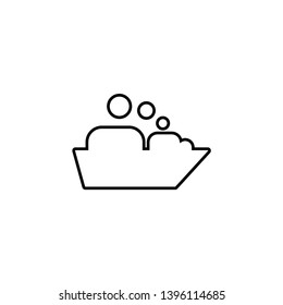 Shipping Logistic and Delivery Icons Set. Cargo Barge Line Art Transportation  Icon Isolated on White Background. Logistic Cargo Vector Image