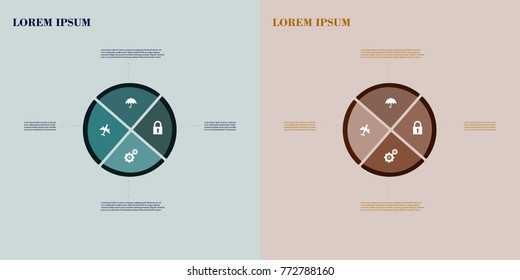 Shipping logistics concept infographic