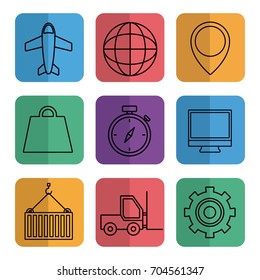 Shipping logistics design