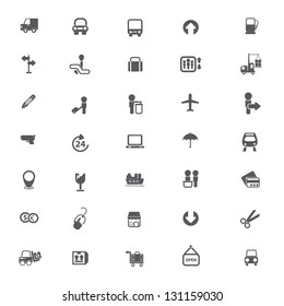 Shipping, logistics, e-commerce icons,vector