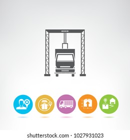 shipping and logistics icons