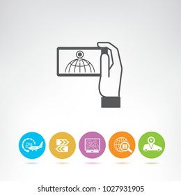 shipping and logistics icons