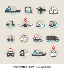 Shipping and Logistics Icons