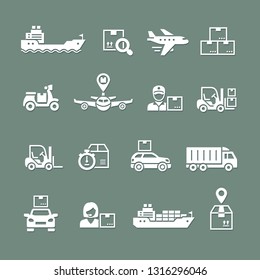 Shipping and Logistics Icons