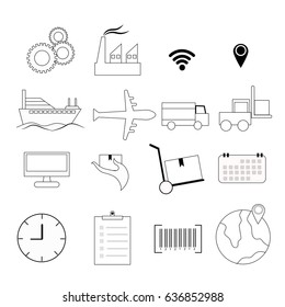 Shipping and Logistics Icons