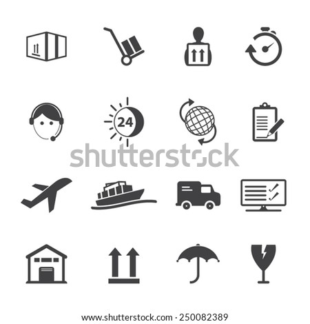 Shipping and Logistics Icons