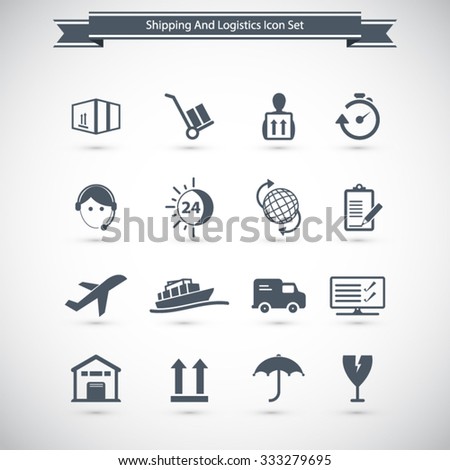 Shipping and Logistics Icons